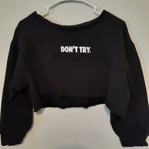 Crop Top Sweatshirt